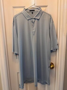 Southern Point Co. Men's Light Blue Polo Shirt